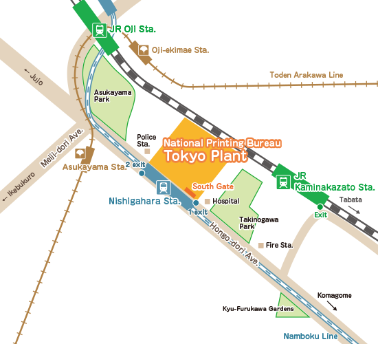 Tokyo Plant map