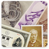 お札と切手のイメージ画像