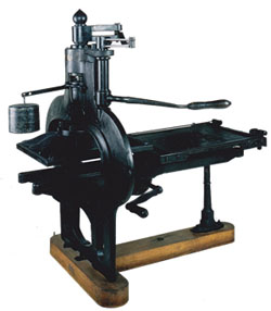 スタンホープ印刷機のイメージ