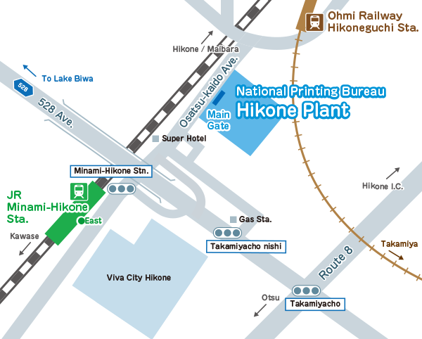 hikone Plant map
