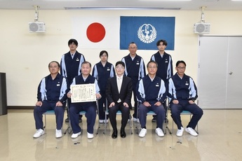 安全努力賞授与時の記念写真