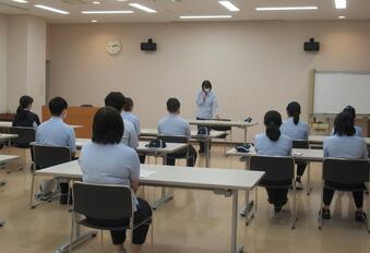 全国労働衛生週間における安全衛生教育（災害事例）の画像